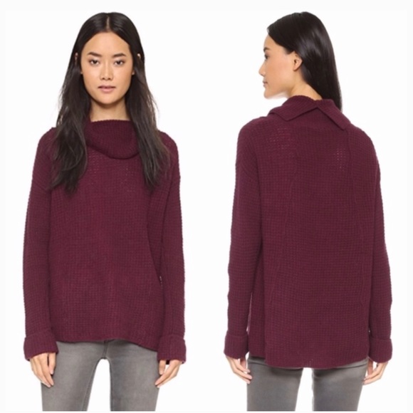 FREE PEOPLE NWT Sidewinder 100% Wool Knit Pullover Sweater - Picture 6 of 7